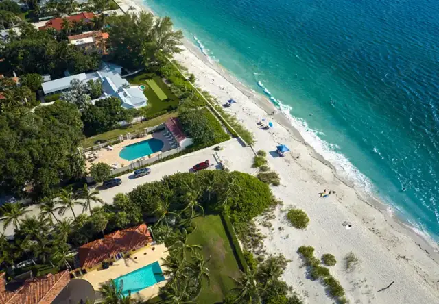 Aerial Of Beach Property